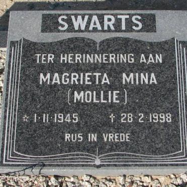SWARTS Magrieta Mina 1945-1998