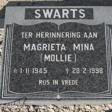 SWARTS Magrieta Mina 1945-1998