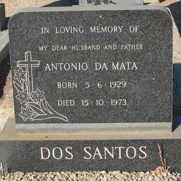 SANTOS Antonio da Mata, dos 1929-1973