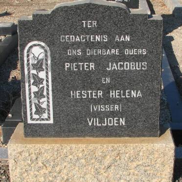 VILJOEN Pieter Jacobus &amp; Hester Helena VISSER