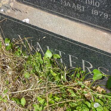 WALTERS Johannes Hendrik 1907-1956 &amp; Jacomina Hendrina BESTER 1910-1979