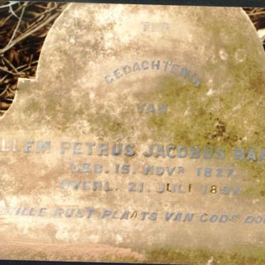 Western Cape, VREDENBURG district, Honing Klip 96,  farm cemetery