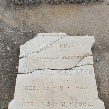 GEUSTYN Janetta J.W. 1903-1962