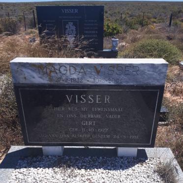 VISSER Gert 1922-1981 &amp; Magda 1932-2001