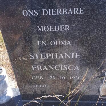 VISSER Frederick Johannes 1919-2003 &amp; Stephanie Francisca 1926- 