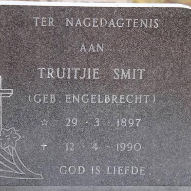 SMIT Truitjie nee ENGELBRECHT 1897-1990