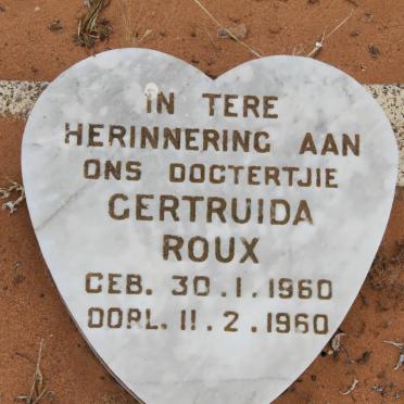 ROUX Gertruida 1960-1960