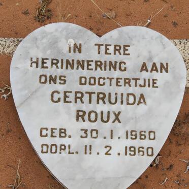 ROUX Gertruida 1960-1960