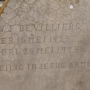 VILLIERS W.J., de 1924-1924