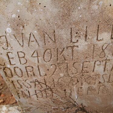 LILL C.J., van 1861-1924