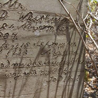 WESTHUISEN F., v.d. 1887-1932