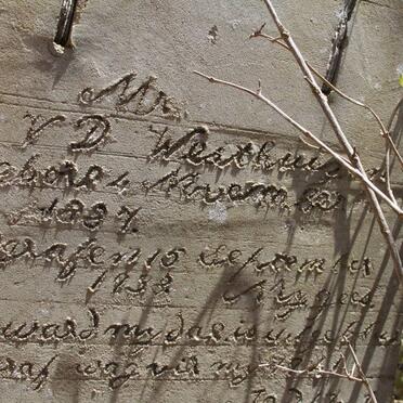 WESTHUISEN F., v.d. 1887-1932