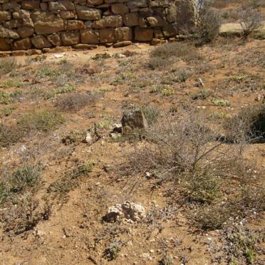 5. Unmarked grave at Katharine Elizabeth Fryer's right side