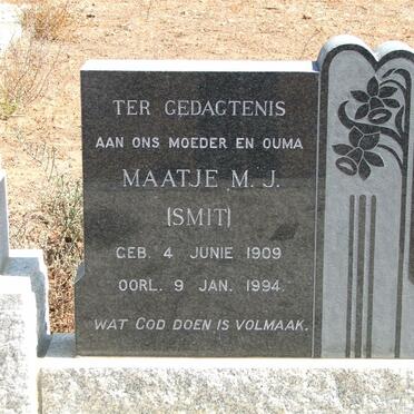ENGELBRECHT Maatje M.J. nee SMIT 1909-1994