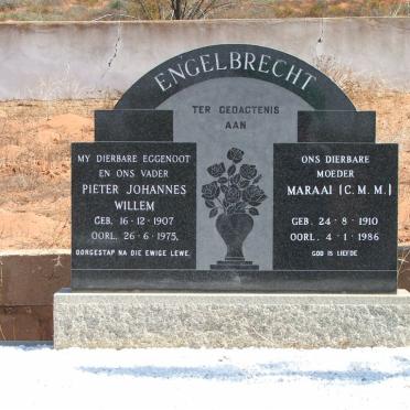 ENGELBRECHT Pieter Johannes Willem 1907-1975 &amp; C.M.M. 1910-1986
