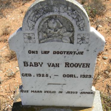 ROOYEN Baby, van 1925-1929