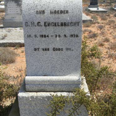ENGELBRECHT C.H.G. 1884-1970