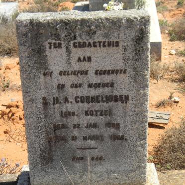 CORNELISSEN S.M.A. nee KOTZE 1886-1952