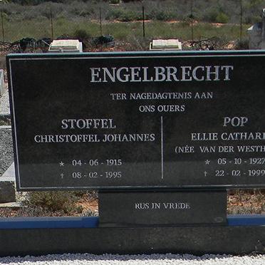 ENGELBRECHT Christoffel Johannes 1915-1995 &amp; Ellie Catharina VAN DER WESTHUIZEN 1927-1999