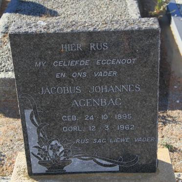 AGENBAG Jacobus Johannes 1895-1962