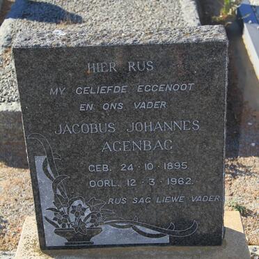 AGENBAG Jacobus Johannes 1895-1962