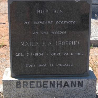 BREDENHANN Maria F.A. 1904-1967