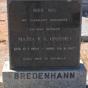 BREDENHANN Maria F.A. 1904-1967