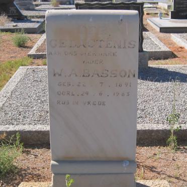 BASSON W.A. 1891-1963