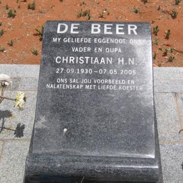 BEER Christiaan H.N., de 1930-2005