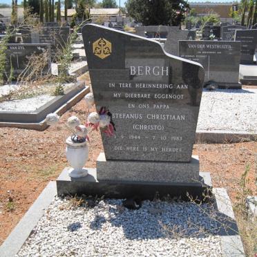 BERGH Stefanus Christiaan 1944-1983
