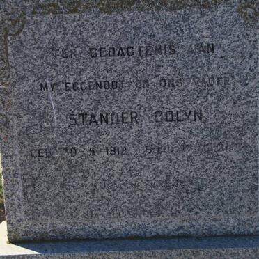 COLYN Stander 1912-??