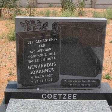 COETZEE Gerhardus Johannes 1927-2005
