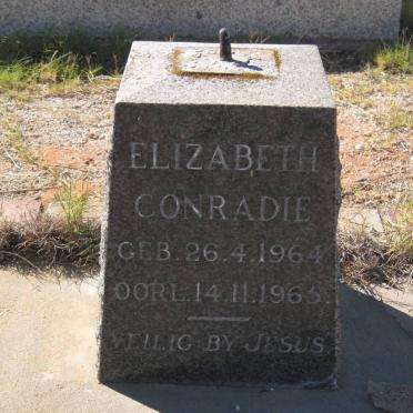 CONRADIE Elizabeth 1964-1965