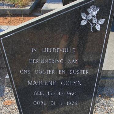 COLYN Marlene 1960-1976