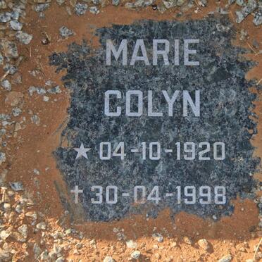 COLYN Marie 1920-1998