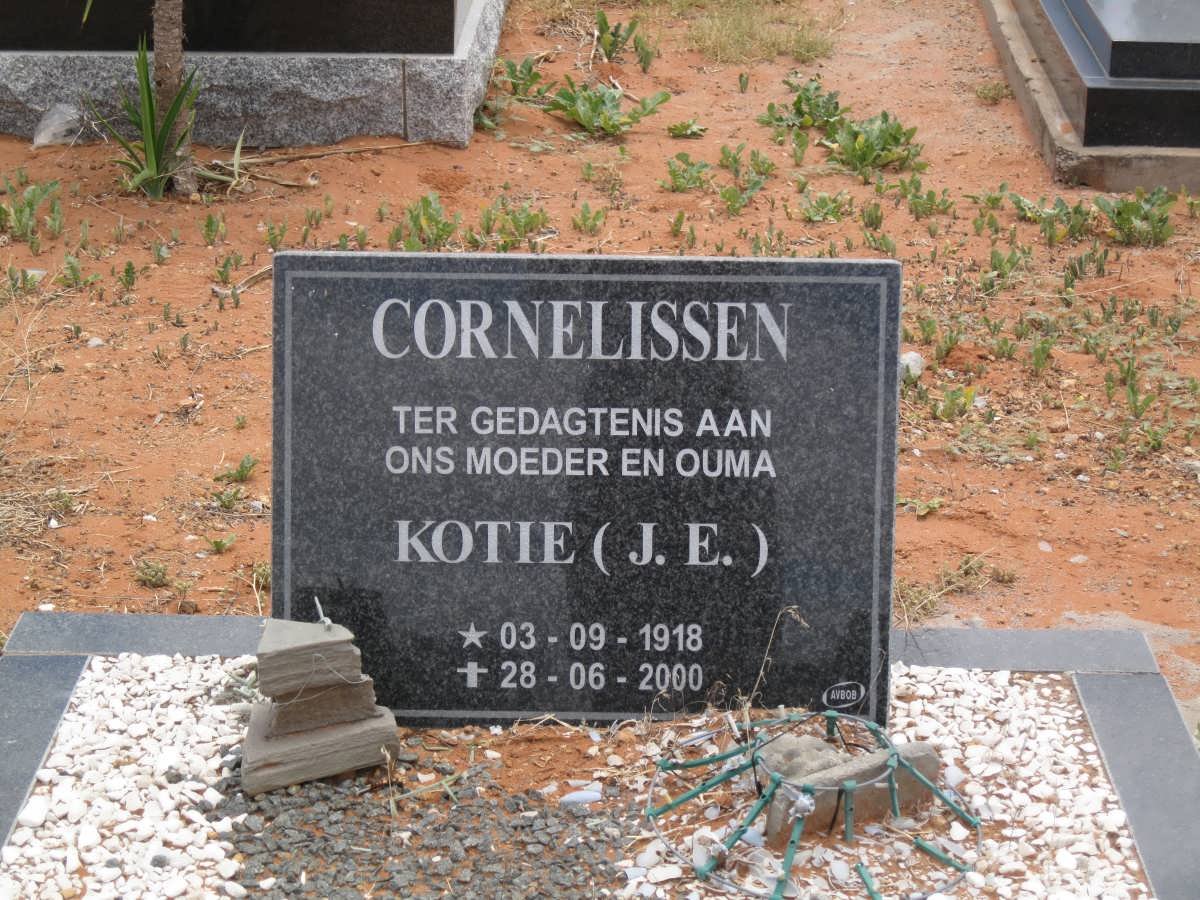 CORNELISSEN J.E. 1918-2000