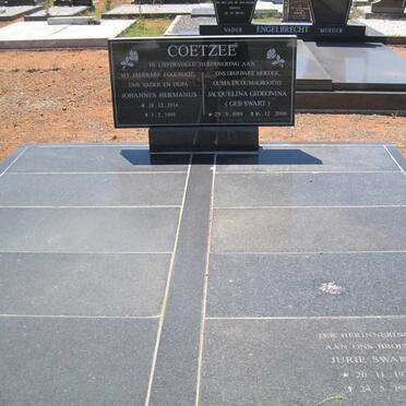 COETZEE Johannes Hermanus 1914-1998 &amp; Jacquelina Gideonina SWART 1919-2006 :: COETZEE Jurie Swart 1928-1998