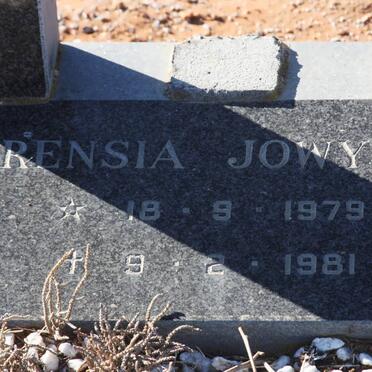 EEDEN Rensia Jowyna, van 1979-1981