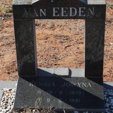 EEDEN Rensia Jowyna, van 1979-1981