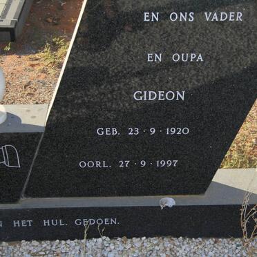 EEDEN Gideon, van 1920-1997 &amp; M.M. 1918-1983 :: VAN EEDEN Kobus 1947-1989