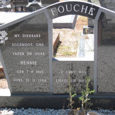 FOUCHE Hennie 1923-1984