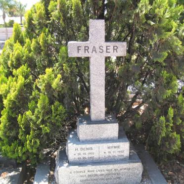 FRASER H. Denis 1922-1997 &amp; Mymie 1932-2004