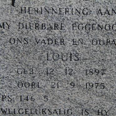 GENIS Louis 1897-1975 &amp; Maaije BRINK 1898-1980
