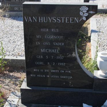 HUYSSTEEN Michael, van 1937-1982