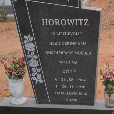 HOROWITZ Kitty 1904-1998