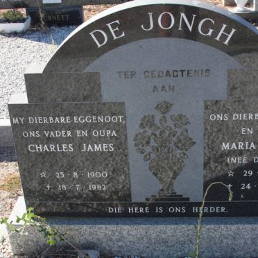 JONGH Charles James, de 1900-1982 &amp; Maria Jacoba DE VRIES 1899-1983