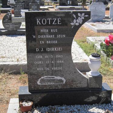 KOTZE D.J. 1963-1984