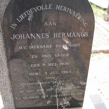 KOTZÉ Johannes Hermanus 1926-1965