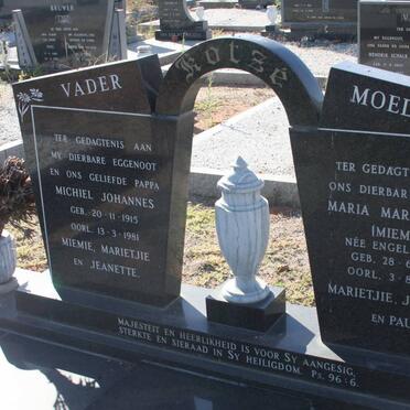 KOTZÉ Michiel Johannes 1915-1981 &amp; Maria Margaretha ENGELBRECHT 1923-2001