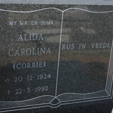 KOTZE Alida Carolina 1924-1992 